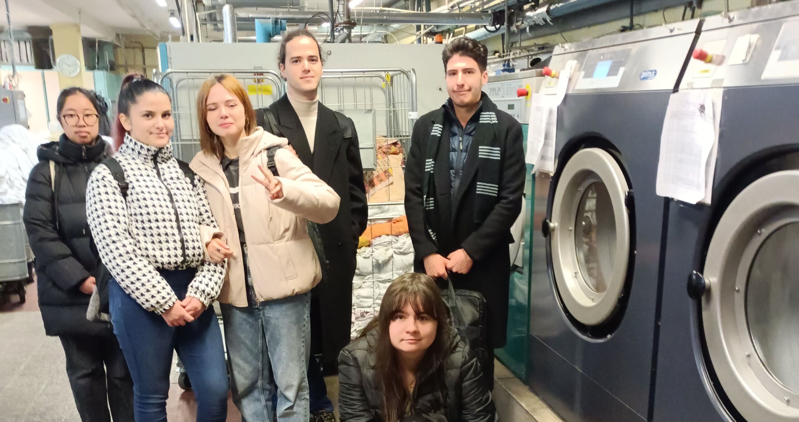 Exkurze v prádelně Konopka v Mostě